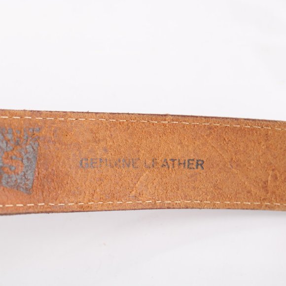 Levi's Belt Medium Brown Genuine Leather Prong Buckle Men 38 Work Casual - Picture 9 of 11